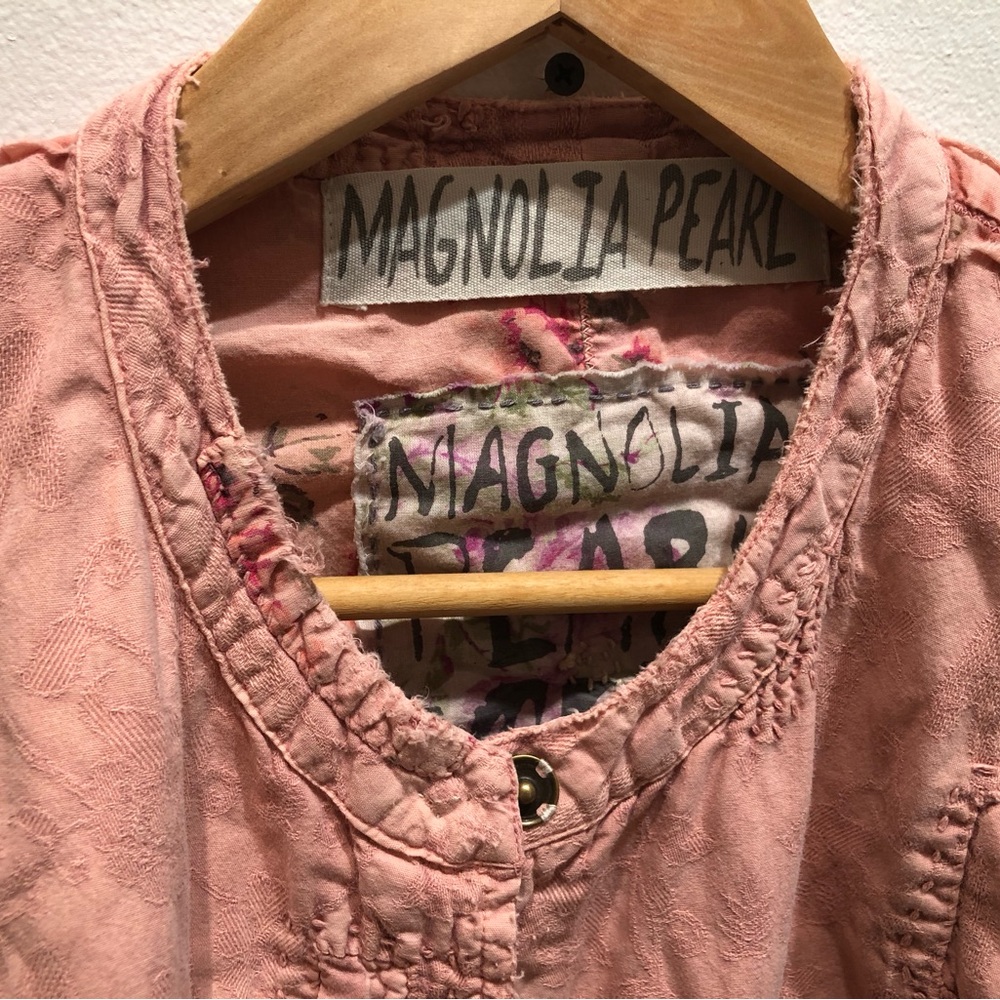 NWT MAGNOLIA PEARL Floral Soleil En Rose Pink Sirsi Jacket sold out - Picture 7 of 14